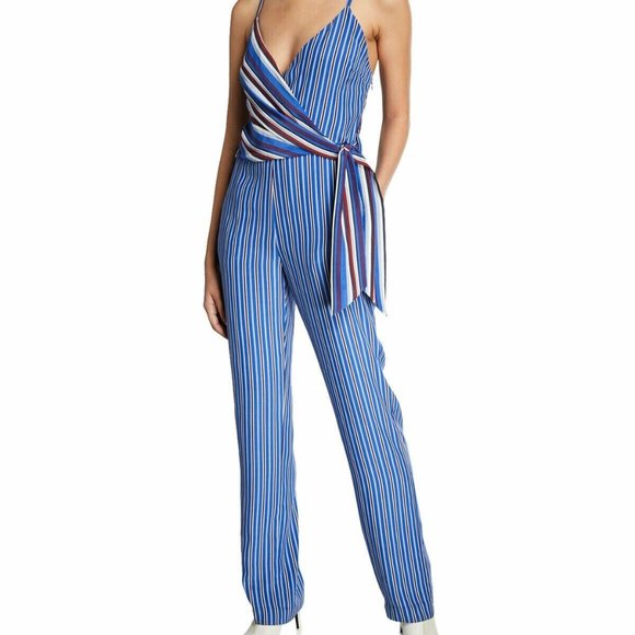 Rag & Bone Felix Striped Silk Jumpsuit